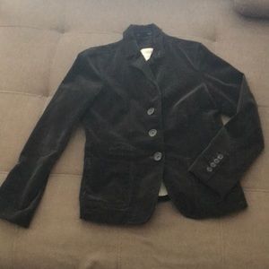 GAP Black Velvet Blazer